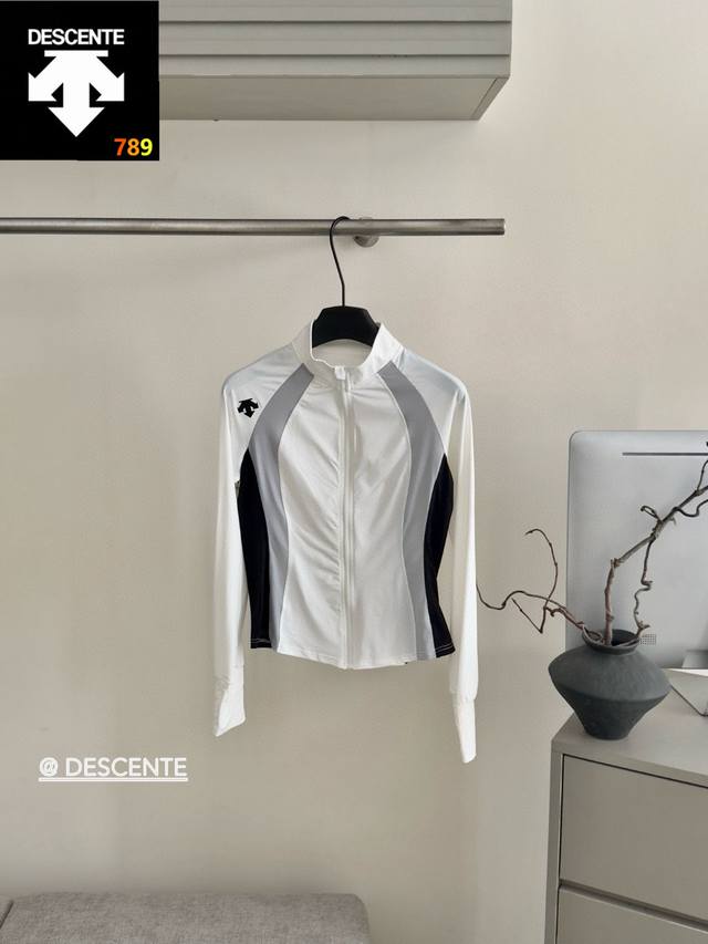 Descente women's patchwork sun protection jacket training series, women's sport