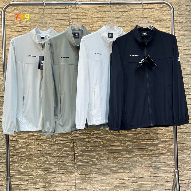 Mammut 25Ss new summer men's stand-up collar outdoor sports casual skin clothing