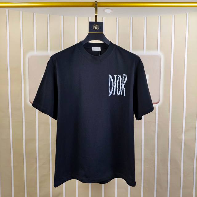 D*Or Dior 2025 early spring new original men's round neck short-sleeved T-shirt