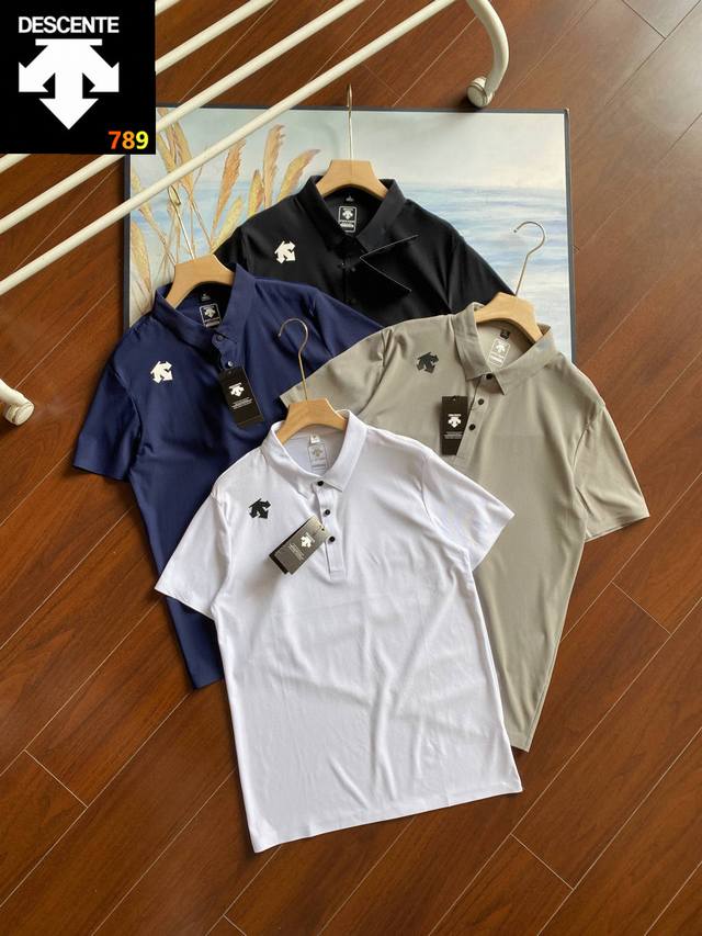 2025Descentegolf short-sleeved polo shirt new for spring and summer. This is a s