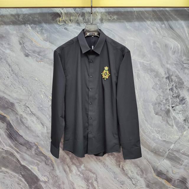 Dolce & Gabbana Dg 2025 Spring and Summer new long-sleeved shirt, high-end vers