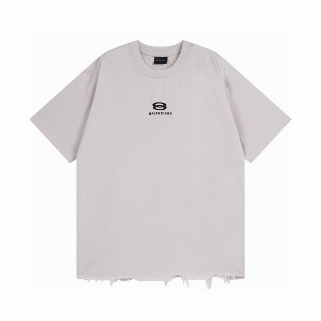 Balenciaga Paris family 2026 Ss double ring logo classic letter embroidery worn