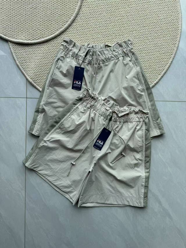 Fila Fusion Fila trendy brand woven shorts for women 2025 early autumn new fashi
