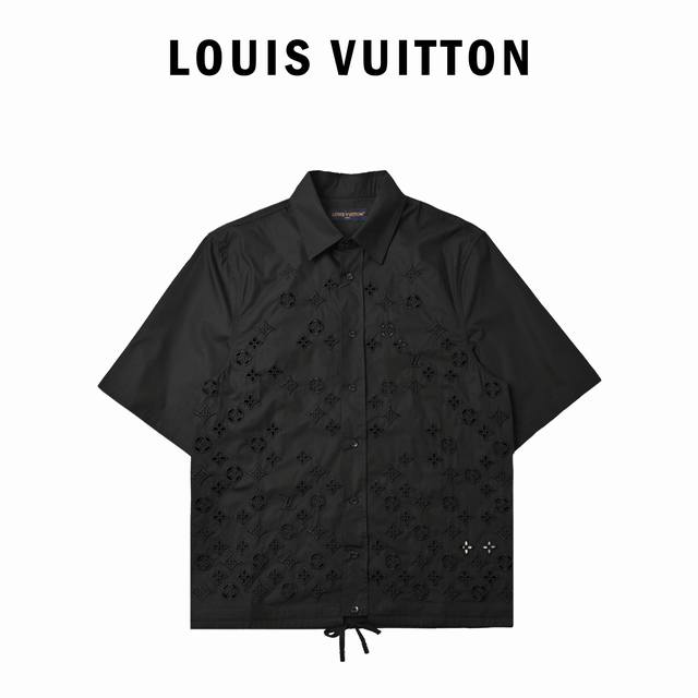 Louis Vuitton Louis Vuitton colorful monogram embroidered short-sleeved shirt I