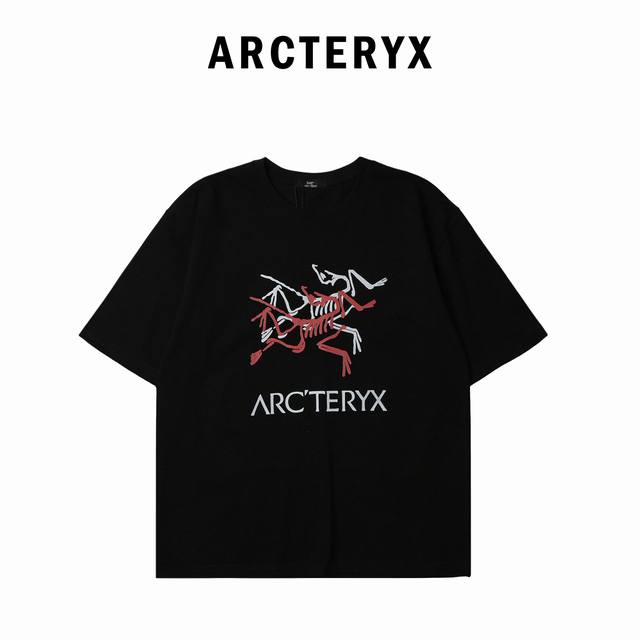 Arcteryx* Arc'teryx back overlapping personalized logo printed short-sleeved T-s