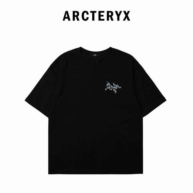 Arcteryx Arc'teryx back nine-square print short-sleeved T-shirt Double design of