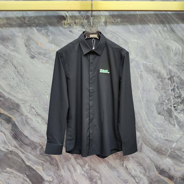 Gucci 2025 Spring and Summer new long-sleeved shirt, high-end version! Custom-ma