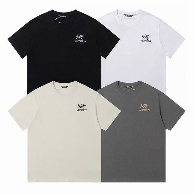 Arc'Teryx Arc'Teryx popular embroidered small label couple round neck T-shirt Or