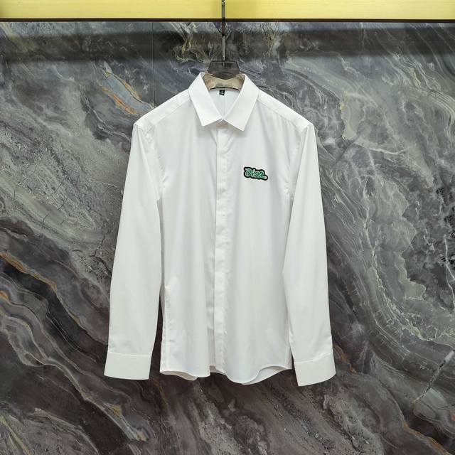 Gucci 2025 Spring and Summer new long-sleeved shirt, high-end version! Custom-ma
