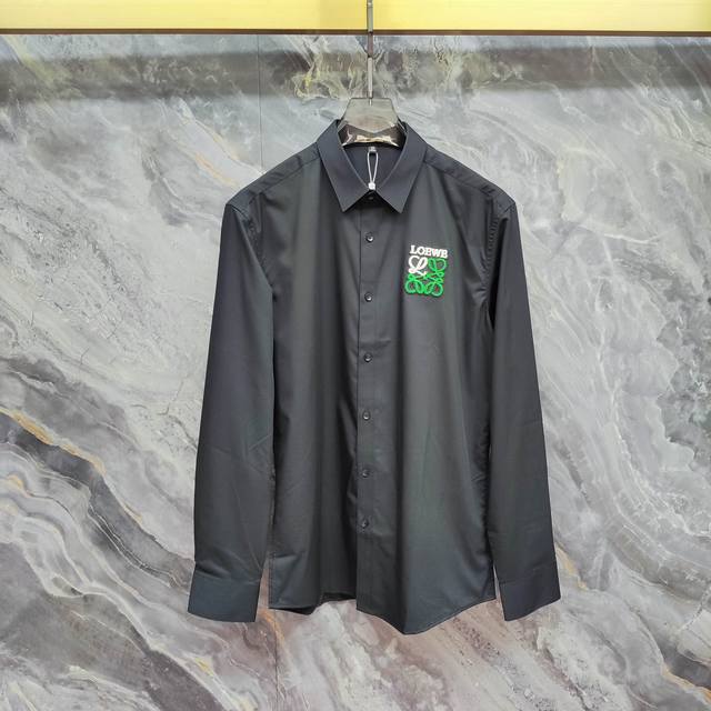 Loewe 2025 Spring/Summer new long-sleeved shirt, high-end version! Custom-made f