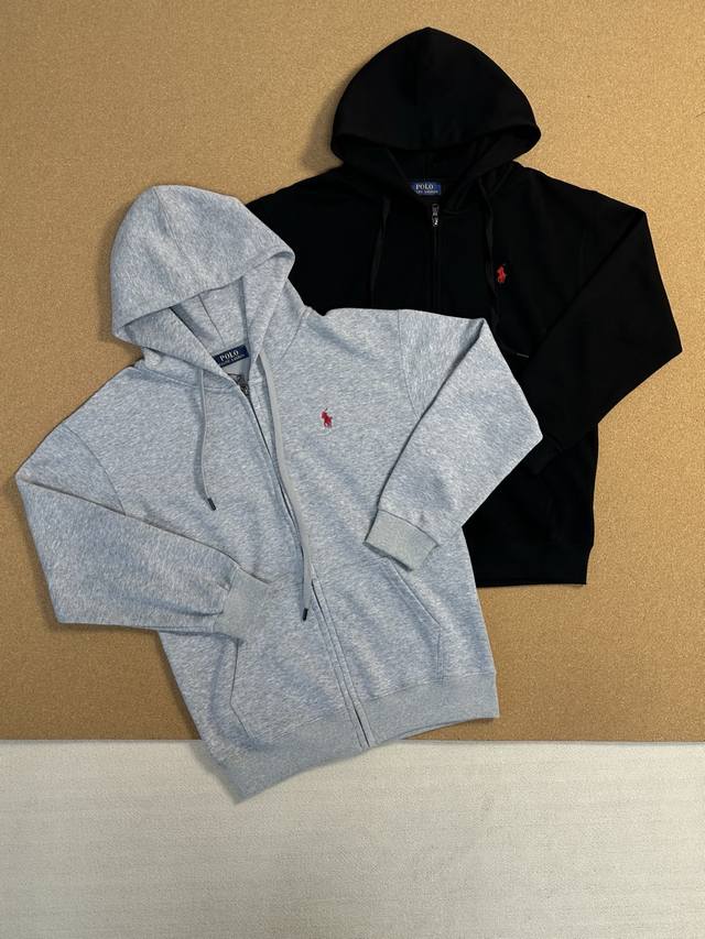 Ralph Lauren Ralph Lauren Embroidered Solid Color Hooded Sweatshirt Unisex Loose