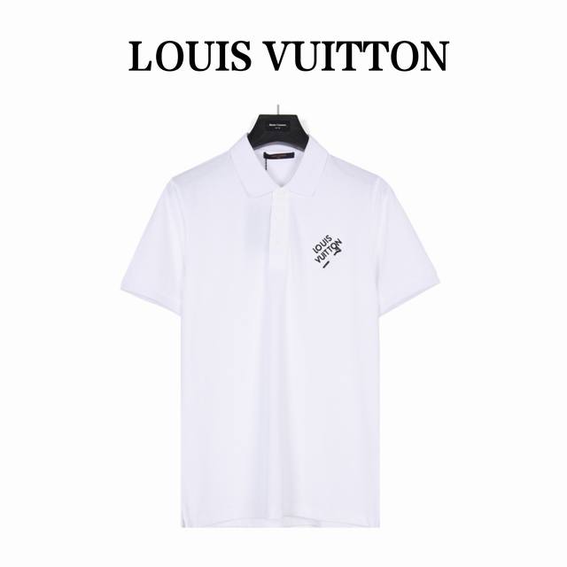 Louisvuitton Louis Vuitton chest brooch Polo short sleeves 23 Summer channel lim