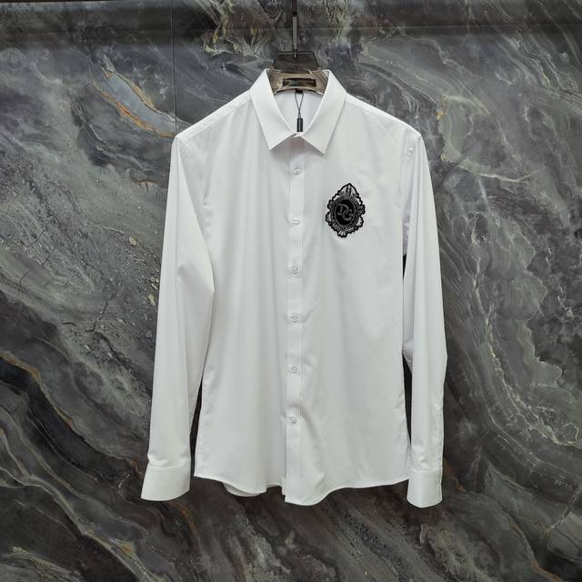 Dolce & Gabbana Dg 2025Ss new long-sleeved shirt, high-end version! Custom-made