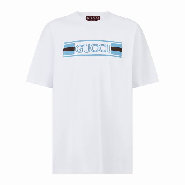 Exclusive supply Guc new logo printed short sleeve white The original version w