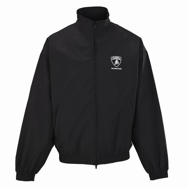 BalenciagaBlcg X Lamborghini co-branded Lamborghini embroidered zipper stand col