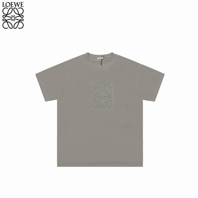 Loewe 24Ss dark pattern same color embroidered short sleeves The fabric has been