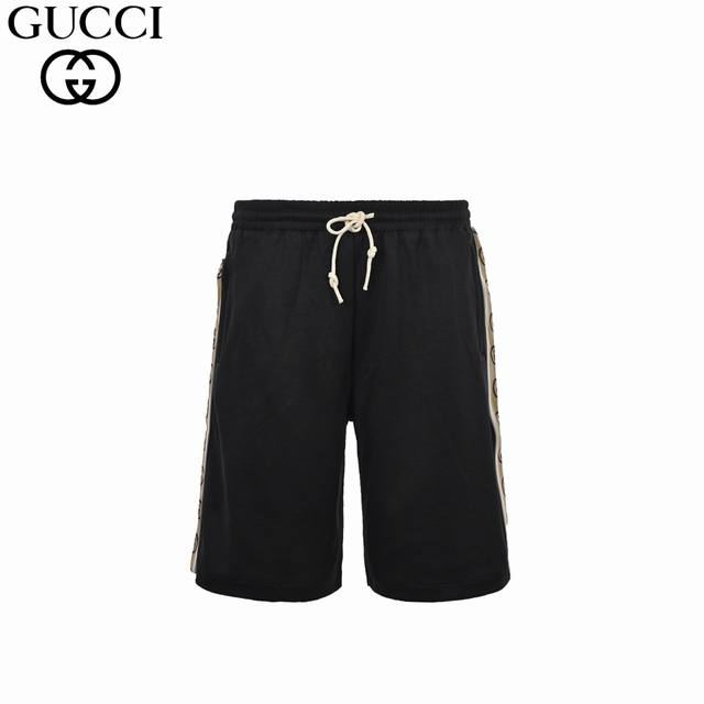 Gucc Gucci reflective shorts with logo Original custom made in the counter, high