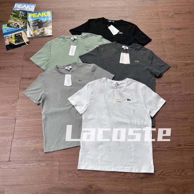 Original quality five-color small label crocodile Tee Original Lacoste French cr
