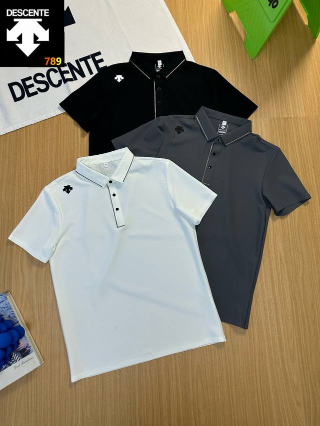 Descente Unisex 3D Rubber Logo Outdoor Sports Leisure Commuter Quick Drying Brea