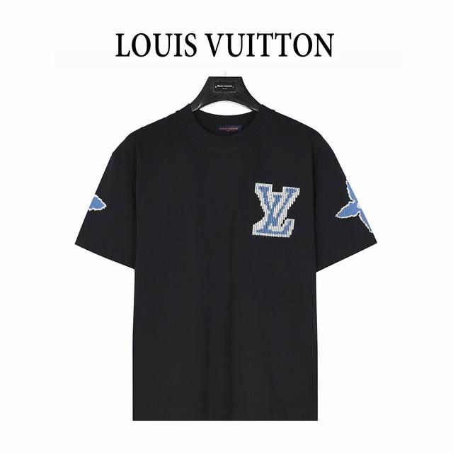 Louis Vuitton 25Ss Ski Series Monogram Logo Foam Print Short Sleeve T-shirt Hot