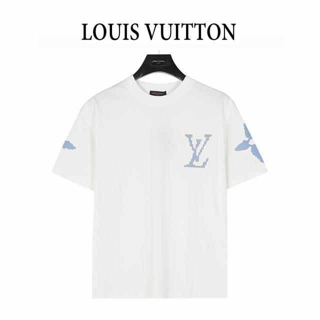 Louis Vuitton 25Ss Ski Series Monogram Logo Foam Print Short Sleeve T-shirt Hot