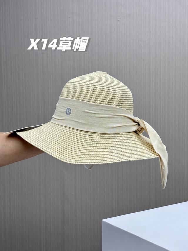 The bow straw hat you have never worn! In the hot summer, there is no fisherman'