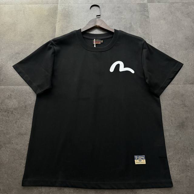 Evisu Fushen 2025 summer style mythical beast Bai Ze printed short-sleeved T-shi