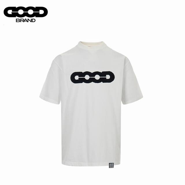 Goodbrand 25Ss jacquard towel embroidery short-sleeved T-shirt It uses custom-dy