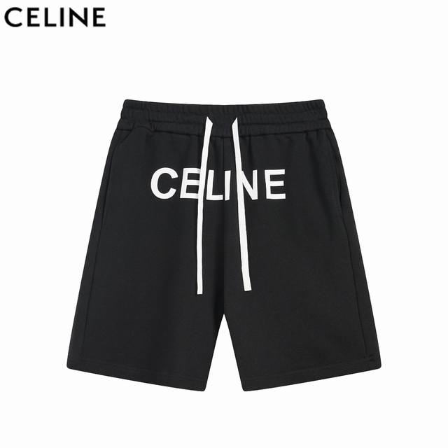Celine 25Ss classic embossed shorts 2025 summer shorts new 1:1 classic style use