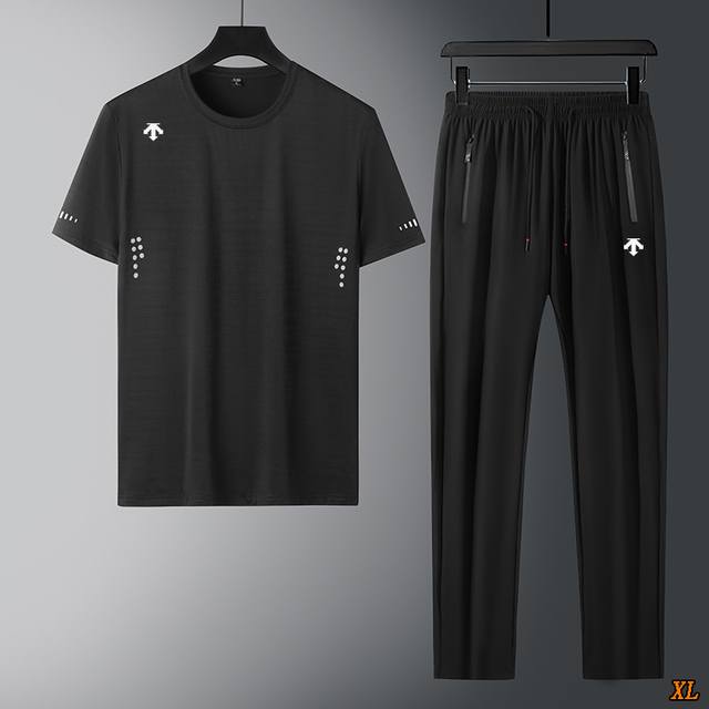 Descente exclusive real shot of the new summer high-quality bamboo pattern ice s