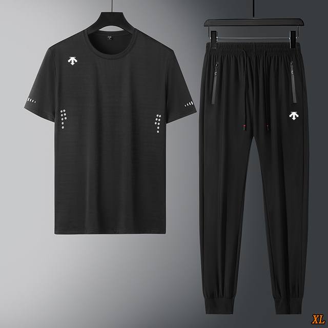 Descente exclusive real shot of the new summer high-quality bamboo pattern ice s