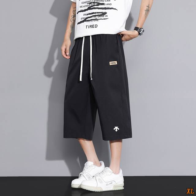 Descente exclusive real shot of the new summer high-quality trendy brand loose s