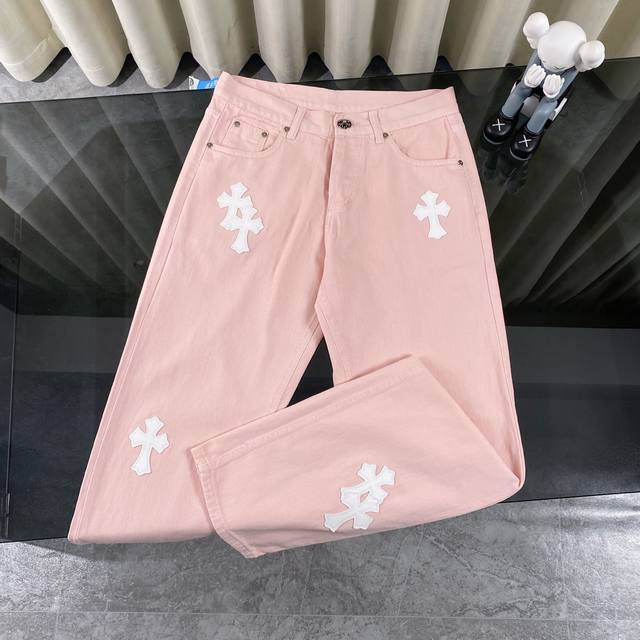 Ch Chromehearts 2025 new limited edition white cross stitching couple style wash