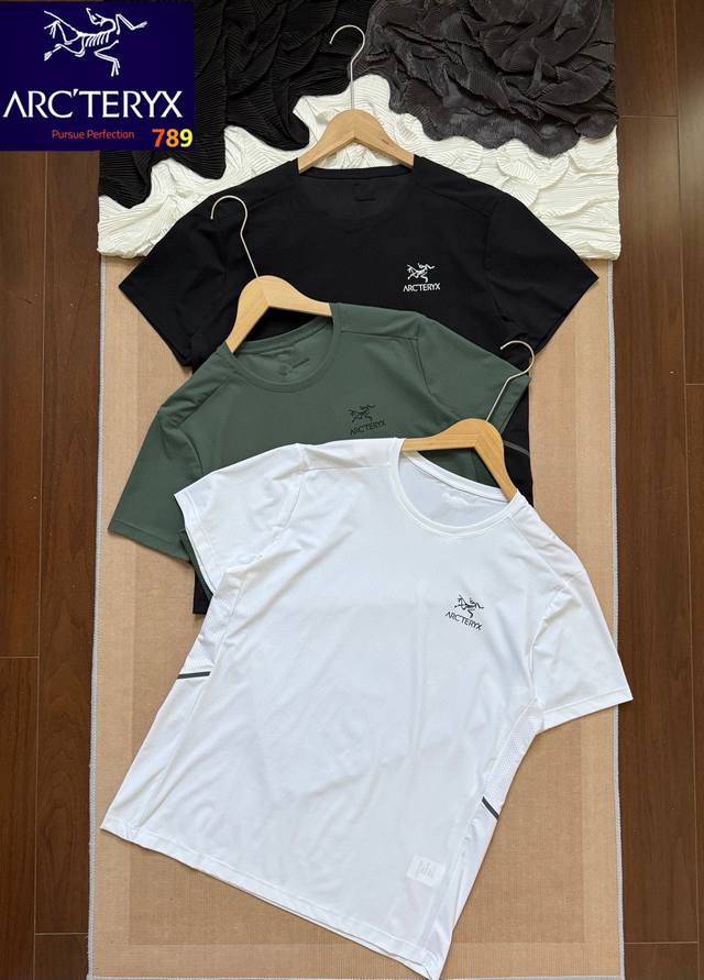Arc'teryx Arc'teryx Basic 3D Logo Round Neck Sports Outdoor Quick-Drying Short S