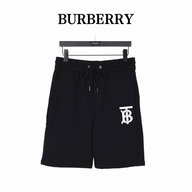 Burberry classic Tb limited logo three-dimensional printed shorts The printing u