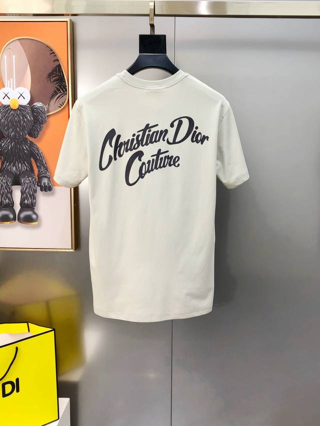 D*Or Dior 2025 early spring new original men's round neck short-sleeved T-shirt