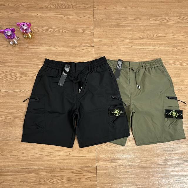Stone Island Stone Island double zipper medal shorts on both sides The quality o