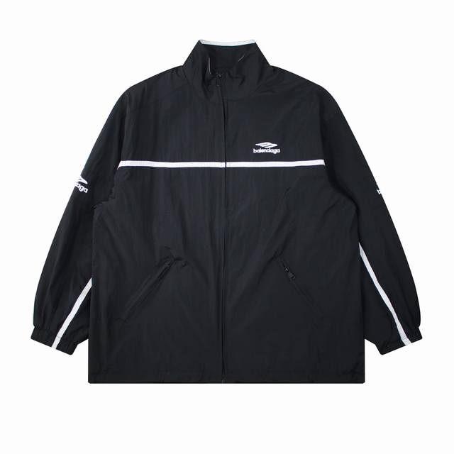 Balenciaga Balenciaga Bb embroidered sun protection jacket with ribbon patchwork