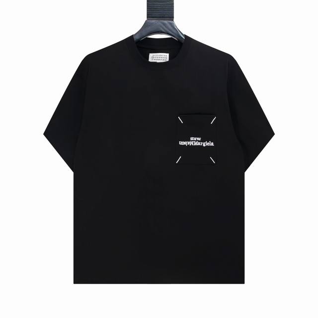 High version Maisonmargiela Margiela digital print short sleeves, unisex. Chest