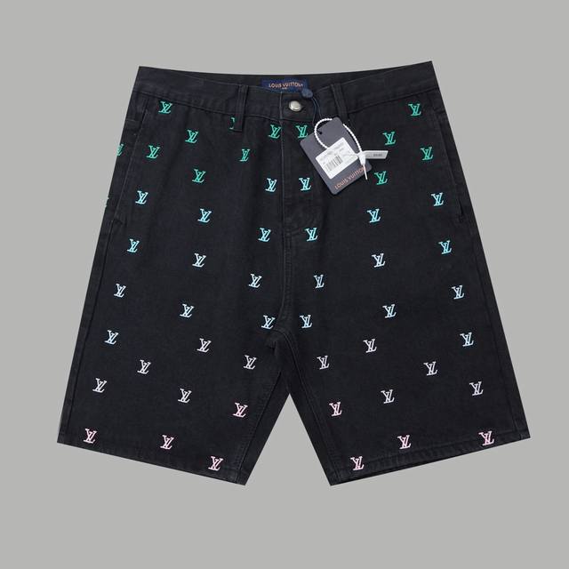 High quality Lv Louis 2025 Ss spring and summer new heavy-duty embroidered denim