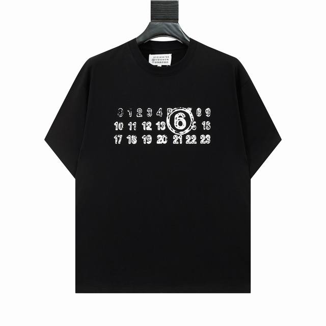 High version Maisonmargiela Margiela digital print short sleeves, unisex. Full