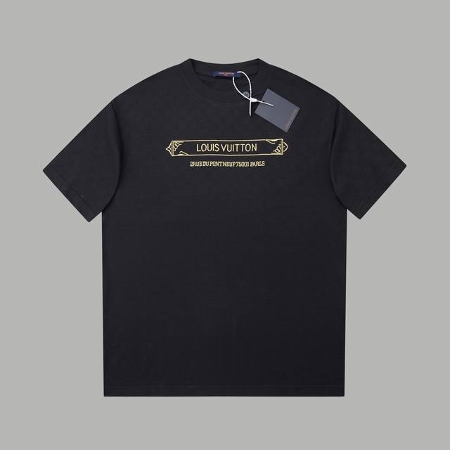 LouisLv 25Ss Early Spring New Short-sleeved Checkerboard Jacquard Lv Letter Logo