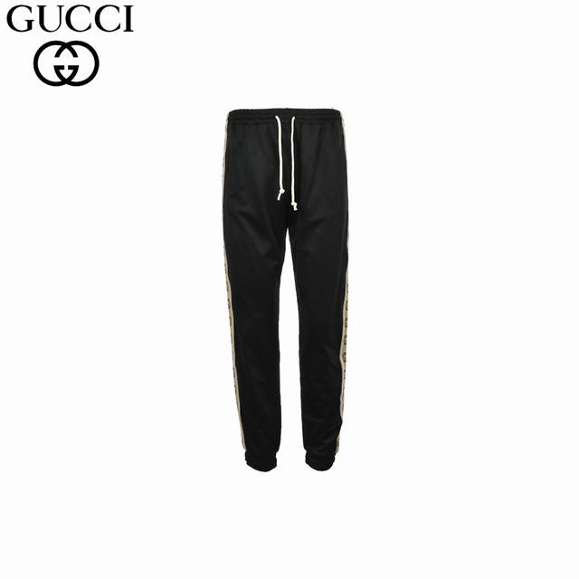 Gucci 24Fw classic 3M reflective string trousers autumn and winter series men's