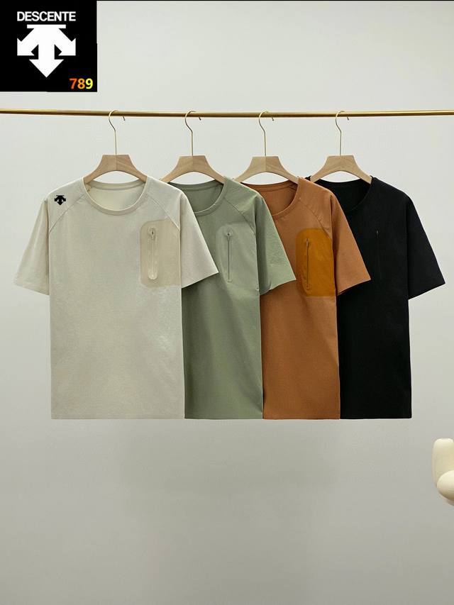 Descente Outdoor Seamless Glued Quick-Drying T-shirt Casual Quick-Drying Short-S
