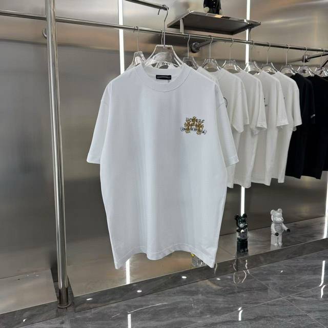 Chrome Hearts 2025Ss new front and back pattern letter embroidery couple casual