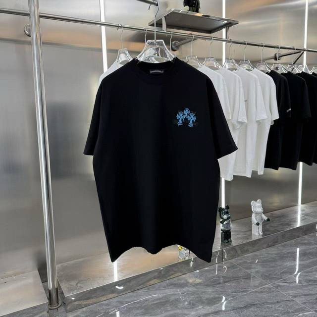 Chrome Hearts 2025Ss new front and back pattern letter embroidery couple casual