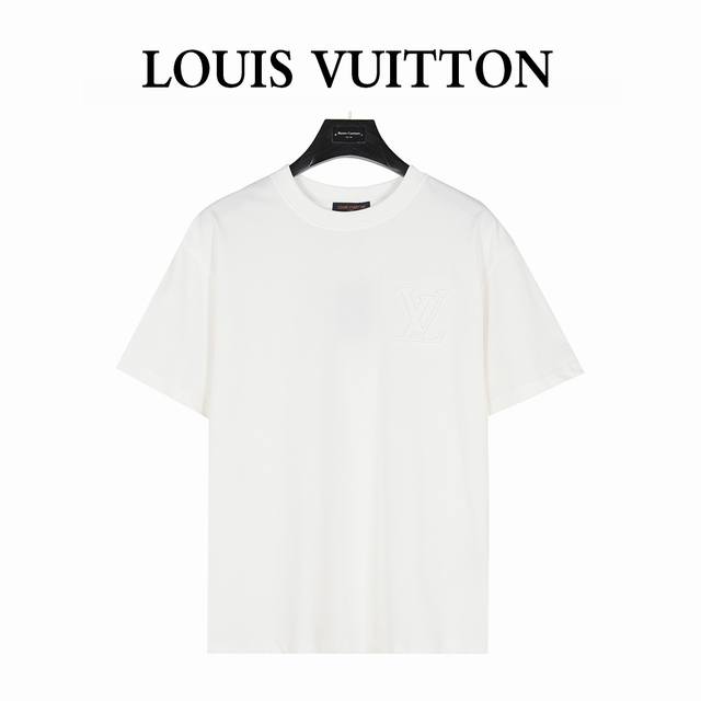 Louis Vuitton 25Ss dark pattern three-dimensional large logo rope embroidery sho