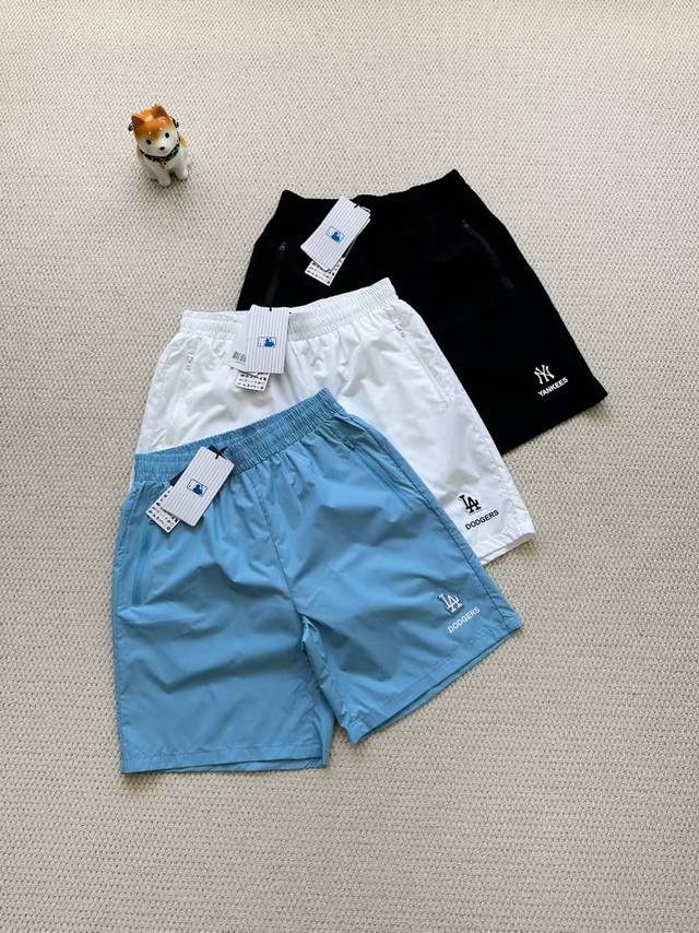 Irritable, Korean orders, Mlb Yankees unisex woven casual shorts! Embroidered sm