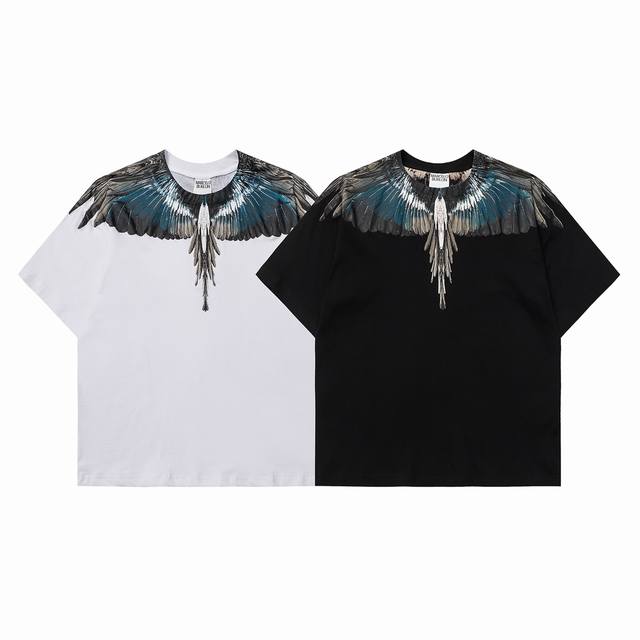 T006 Special offer children's clothing blue brown gradient wings cotton T-shirt