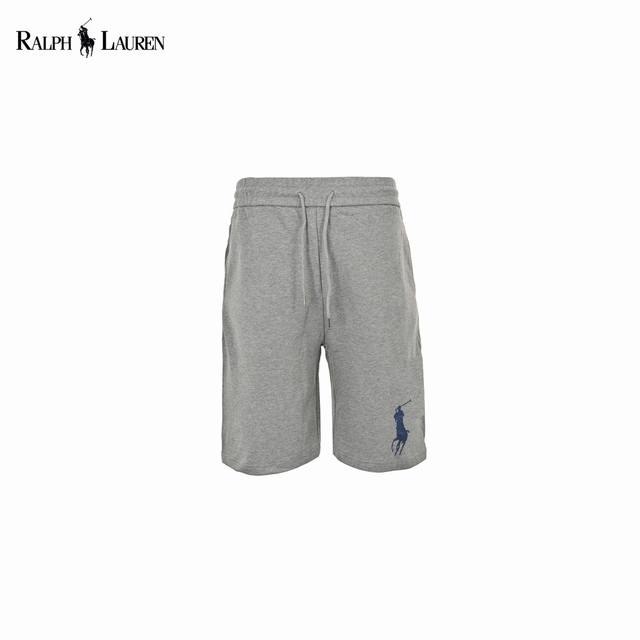 Ralph Lauren Basic Pony Embroidered Shorts Men's and women's cotton fabric is mo